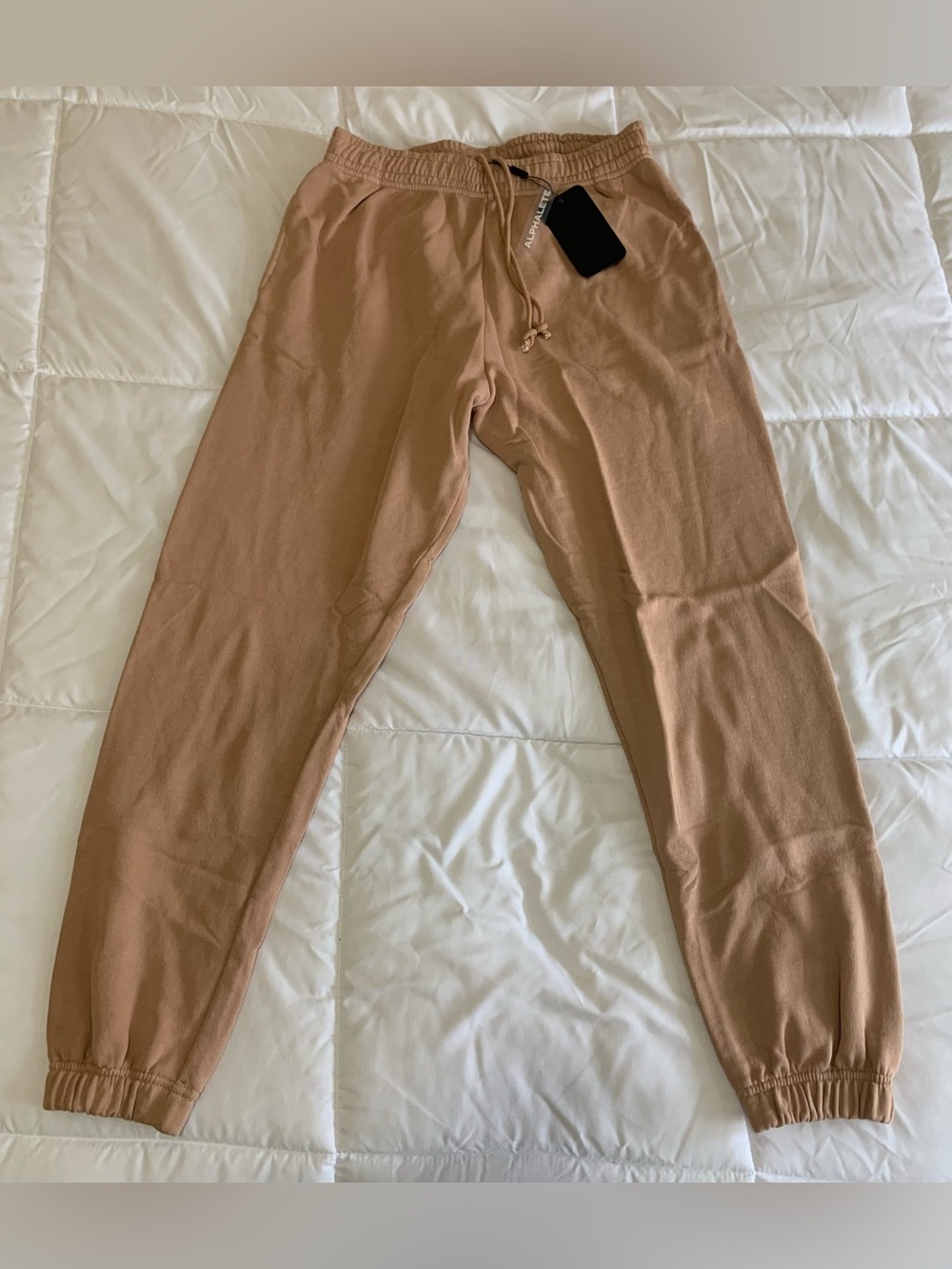 New Alphalete Unisex Joggers Size M (colour-Ochre)